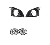 MALTAY Phare Antibrouillard Pour Toyota Pour Corolla 2007 2008 2009 2010 Phares Antibrouillard À LED Cache Chromé Grille Enjoliveur(Halogen and Covers)