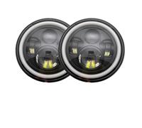 MALTAY Phare Avant Voiture 2 Pièces 7 "phare LED Rond/support Accessoires De Voiture Pour Jeep Pour Wrangler Pour TJ Pour LJ Pour Illimité Pour JK CJ-8 CJ-7