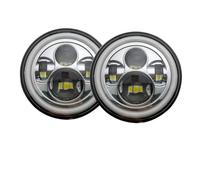 MALTAY Phare Avant Voiture 2 Pièces 7 "phare LED Rond/support Accessoires De Voiture Pour Jeep Pour Wrangler Pour TJ Pour LJ Pour Illimité Pour JK CJ-8 CJ-7