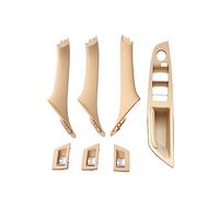 MALTAY Poignée Porte Intérieure Voiture Lot 7 Pour BMW Série 5 F10 F11 F18 520 523 525 528 2010-2017 RHD Couvercles Commutateur Lève-vitre Porte Côté Conducteur Droit(B Beige)