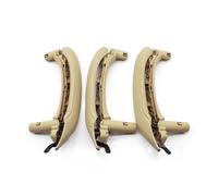 MALTAY Poignée Porte Intérieure Voiture Pour BMW X3 X4 F25 F26 2010-2016 LHD RHD Accoudoir Intérieur Voiture Panneau Couverture Garniture Poignée Porte Cuir(Beige LHD 6PCS)
