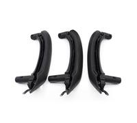 MALTAY Poignée Porte Intérieure Voiture Pour BMW X3 X4 F25 F26 2010-2016 LHD RHD Accoudoir Intérieur Voiture Panneau Couverture Garniture Poignée Porte Cuir(Black RHD 6PCS)