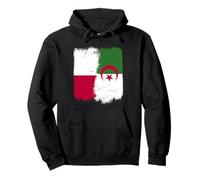 Malte Algérie Demi Drapeau Maltais Patrimoine Algérien Sweat à Capuche