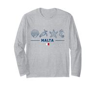 Malte Animaux Marins Drapeau Malte Créatures Mer Île Manche Longue