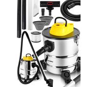 MalTec aspirateur industriel extracteur Enlvement de cendres 2000W 20L cheminée