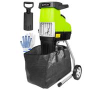 MalTec Broyeur de branches électrique à amorçage 3500W paillage de jardin