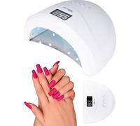 MalTec fraiseuse à ongles manucure pédicure Set UV LED 48W hybride fort professionnel Blanc