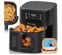 MalTec Friteuse à air chaud Air Fryer 7 l 1800 W fenêtre 8 programmes