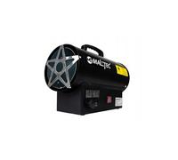 * MalTec GAS-2500 Wtt Chauffe-air haute puissance 25 kW Ventilateur à air chaud pour GPL avec poignée thermostatique / protection contre la surchauffe / tuyau / réducteur de pression