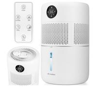 MalTec Humidificateur, humidificateur par évaporation, ioniseur, aromathérapie, diffuseur, télécommande, minuteur
