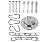 MalTec Kit de montage pour fauteuil suspendu brésilien, chaîne, mousqueton, vis