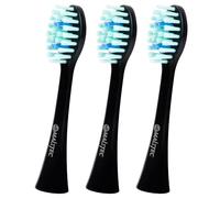 Maltec Lot de 3 brossettes de rechange, compatibles avec TOOTHIE X1, pour le soin des gencives, noires