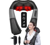 MalTec masseur de cou cou, dos, corps entier, masseur, shiatsu, ceinture de massage, réchauffement et vibration, soulagement de la douleur, muscle masseur de cou