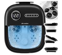 MalTec Masseur de pieds 500 W avec eau bain de pieds hydromassage 6 points | Puissance avec réglage de la température de 35 à 48 °C, rouleaux et acupression, fonction bulle, contrôle tactile LED
