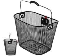 MalTec Panier de guidon en métal avec insert, adaptateur 34 x 25 x 27cm bis 5 kg
