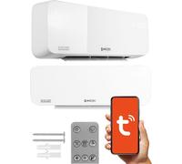 MalTec Rideau d'air 2000W avec télécommande | Aérotherme | idéal pour la maison | chauffage rapide | fonction antigel | aérotherme appareil de chauffage Rideau d'air de porte