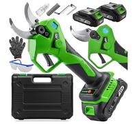 MalTec Sécateur électrique sans fil professionnel Diamètre de coupe 40 mm 2 batteries 21 V avec mallette