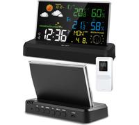 MalTec Station météo Thermomètre sans fil Baromètre Daily2000M Phases de lune Connexion USB