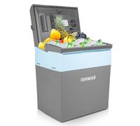 MalTec Sunwaal MasterCold Réfrigérateur de voyage mobile 30 l avec fonction de refroidissement et de maintien au chaud jusqu'à 65 ° 12/230 V Glacière portable thermoélectrique