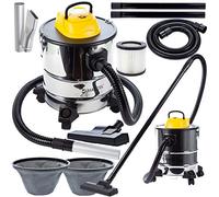 MalTec TurboVac ML2500-ASH-INDUSTRIAL Aspirateur de cheminée en Acier Inoxydable et Plastique