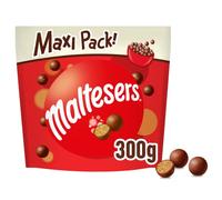 Maltesers, Boules de chocolat avec pépins croustillants aérés, collation au chocolat, 1 paquet (1 x 300 g)