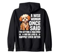 Maltipoo Lover Dog Mom Woman Puppy Lover Mom Sweat à Capuche