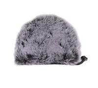 Malufain Écran Anti-vent en Fourrure pour Microphone à Condensateur, | Réduit le Bruit du Vent, Matériau en Peluche Douce, Bande élastique pour un Ajustement sécurisé, pour Enregistrement en