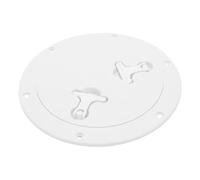 Malufain Plaque de Pont étanche et Antidérapante Ronde pour Trappe de | Construction en Nylon, Joint étanche, Traction Antidérapante, Poignées Rotatives, Ouverture de 223 Mm, Couvercle D'accès