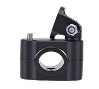 Malufain Support de Projecteur Moto Réglable de 0,7 à 1,25 Pouce | Alliage D'aluminium et Plastique, Rotation à 360 Degrés, Pince pour Feu Antibrouillard, Arceaux de sécurité pour ATV UTV,