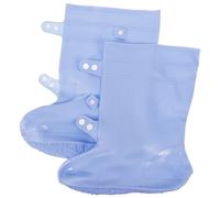 MALUGOGO 1 paire de couvre-chaussures réutilisables en caoutchouc épais et antidérapant pour empêcher l'eau et la neige d'entrer, pour l'extérieur et les déplacements