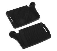 MALUGOGO 1 paire de repose-pieds en plastique léger pour fauteuil roulant - Repose-pieds gauche et droit de rechange fiable pour personnes âgées - Convient pour une utilisation en intérieur et en