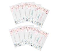 MALUGOGO 10 Pièces Cartes de Félicitations Révélation Invitations Créatives Shower Illustrations Colorées pour Fêtes et Annonces Joyeuses