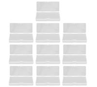 MALUGOGO 10pièces Boîte de Rangement Plastique pour Recyclage de Lames Boîte Jetable Résistante et Compacte pour Salon de Coiffure Collecteur Sûr et Portable pour Lames Usagées Lot