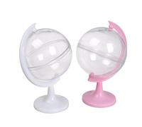 MALUGOGO 12 Pièces Boîte à Bonbons en Plastique Rose Transparente, Créative et Délicate, pour Fête ou Mariage, Coffret Présent Original et Unique