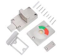 MALUGOGO 1ensemble Verrou Indicateur de Porte pour Toilettes Publiques Serrure à Pêne avec Indicateur Rouge Vert Loquet Robuste et Résistant pour Salle de Bain et Espace Collectif