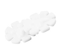MALUGOGO 2 Pièces Barreau Magnétique de Laboratoire en Plastique Blanc Forme Pétale de Fleur, Agitateur Magnétique Portable pour Applications Scientifiques et Besoins Expérimentaux