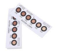 MALUGOGO 24pièces Humidity Level Cards For Pcb Packaging Small Moisture Indicator Cards With Accurate Color Change Portable Humidity Monitoring For Storage And Transport