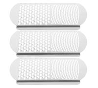 MALUGOGO 3 Pièces Fichier de Pied en Acier Inoxydable pour Enlever Callosités Lime à Pieds Manuelle Portable Exfolie la Peau Morte à Domicile