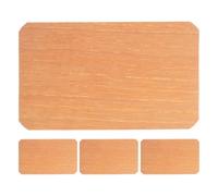 MALUGOGO 4 Pièces Séparateurs en Cèdre Espagnol Marron pour Cigares, Planches en Bois de Haute Performance Humidification Portable, pour Bars et Boîtes à Cigares