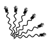 MALUGOGO 6 Pièces Embout Spirale en Métal Noir pour Ouvre-bouteille, Pièce de Rechange Compacte et Portable Design Créatif, Accessoire Sûr pour Tire-bouchon de Vin