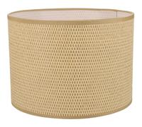 MALUGOGO Abat-jour en Lin Rond pour Lampe de Table, Applique Murale et Lampadaire, Tissu Beige Naturel, Accessoire de Remplacement Décoratif, Compatible Chambre et Salon, 1 Pièce