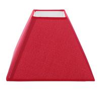 MALUGOGO Abat-jour en tissu rouge pour lampe de bureau, éclairage diffus décoratif avec style simple et délicat, convient pour la chambre à coucher et la chambre, ne se décolore pas facilement