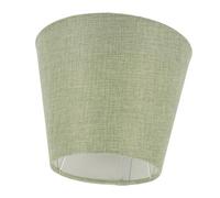 MALUGOGO Abat-jour en tissu vert pour lampes de table et de bureau, culot E14, structure simple et moderne, design peu encombrant offrant une bonne lumière pour lire et se détendre au bureau ou à la