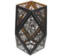 MALUGOGO Abat-jour moderne en métal avec design creux - Abat-jour en fer pour un éclairage doux et une lumière diffuse - Convient pour les lampes de table et de sol dans la décoration d'intérieur
