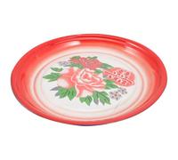 MALUGOGO Assiette à Dessert en Émail Style Chinois, Plat Multifonction pour Stocker Fruits et Desserts, Design Délicat pour Salon ou Hôtel