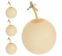 MALUGOGO Ballon Collecte 4pcs Prélèvement avec de Gaz de Beige Latex en Clip Échantillonnage Précis et pour en Laboratoire