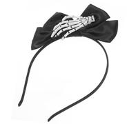 MALUGOGO Bandeau à Cheveux Noir Confortable et Classique Oreilles D'ours pour Déguisement Cosplay Halloween, Accessoire Photo Amusant et Qui Ne Tombe Pas Facilement