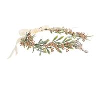 MALUGOGO Bandeau de Fée des Fleurs en Plastique et Résine, Couronne V-shaped pour Femmes, Accessoire Confortable et Polyvalent pour Photographie Créative et Cosplay