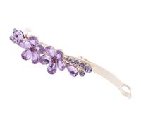 MALUGOGO Barrette à cheveux décorative en strass qui reste en place pour queue de cheval tendance et élégante en alliage de zinc pour femme mariage rendez-vous