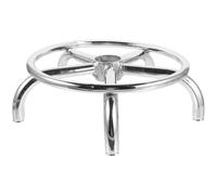 MALUGOGO Base de chaise pivotante de rechange 35 cm, plaque en métal chromé à cinq griffes pour bureau, bar, tabouret de beauté, salon de manucure